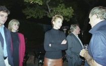 Joan Allen and Bruce Katz at her Tribute party during the Mill Valley Film Festival, 2000