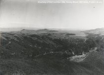 View of Mill Valley after 1929 Mt. Tamalpais fire, circa 1930