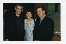 Stewart and Barbara Boxer with Mark Fishkin at the Mill Valley Film Festival, 2002