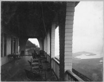 Veranda of Tavern of Tamalpais, early 1900s