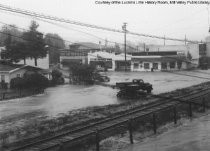 Flood at Miller Avenue and Locust Avenue, 1945