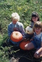 Edna Maguire School 5th buddies planting in Children's Garden, 1990-1995