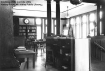 Carnegie Library interior, date unknown