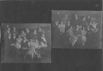 Two Robinson family group portraits, circa 1925