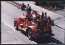 Fire truck in Memorial Day Parade, 1980