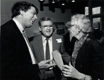 Mill Valley Teachers Assn. co-presidents with Blanche Jackson, 1984