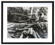 Mount Tamalpais Mountain Railroad Trestle Being Removed