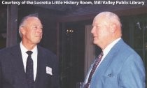 Mayor Bob Huber and Bill Walsh, 1994