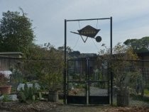 Mill Valley Community Garden gate, 2017