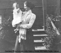 Kate Robinson with Lance, 1903