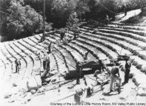 Mountain Theater under construction, mid 1930s