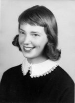 Abby Wasserman senior portrait for Tam. High School yearbook, 1955