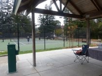 Boyle Park tennis center patio, 2016