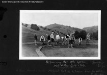 "The Storm": Repairing the Ninth Green Mill Valley Golf Club,1925 (Original Format)