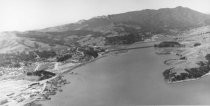 Aerial view of Richardson Bay area, circa 1950s