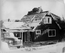 A home under construction on Birch Street in Mill Valley, date unknown