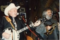 Ralph Stanley and David Grisman, 1996 Jeanie Patterson and Ry Cooder, 1992 John Lee's {Hooker} birthday John Lee's birthday