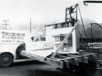 Jack Brabo & Duke Enos Plumbing truck, date unknown