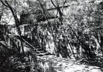 Mill Valley Summit school stone stairs,1982