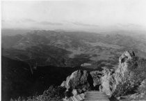 Looking north/northwest from Mt. Tam, date unknown