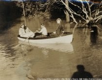 Boating on Lake in Three Groves, 1931