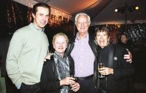 Allan Jackman and Evelyn Topper at the Tribute to Dianne Wiest Reception, 2002