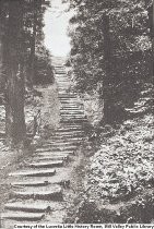 Dipsea Race steps, 1920