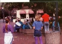 Plaza behind the Depot Bookstore and Cafe, date unknown