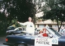 Joyce Pastene car in the Memorial Day Parade, 1987