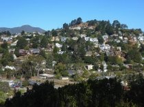 Fernwood Cemetery view of Tamalpais Valley, 2019