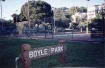 Boyle Park tennis courts, date unknown