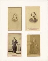 Carte de visite portraits of unidentified Reed family members, date unknown
