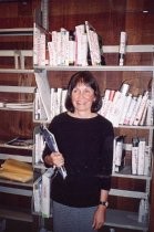 Library staff, Donna Johnson, 2001