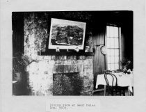 Dining room at West Point Inn, 1908