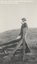 Woman on her way to Muir Woods, 1915