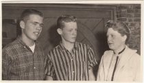 Ed Carlsen, Michael Harrison, and Marjorie Detsch, 1959