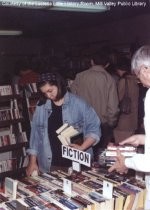 Woman at Library Book Sale, 1990