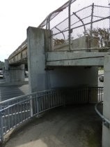 Pedestrian bridge over Highway 101, 2016