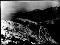 Looking down on Summit Yard in the snow, 1922~