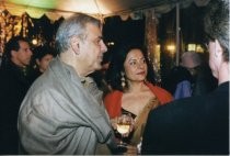 Ismail Merchant at his Mill Valley Film Festival Tribute reception, 2001