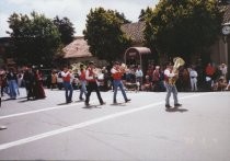 Marching band in the 4th of July parade, 1992