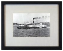 The Pacific Railroad ferry boat "Tamalpais" pulling into Sausalito