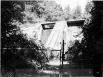 Cascade Dam built by the Tamalpais Land and Water Company, date unknown