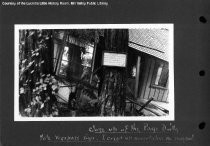 "The Storm" : Close-up of the Damaged Page Dwelling, 1925 (Original Format)