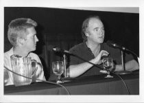 Phil Tippett speaking on a Mill Valley Film Festival panel, 1993