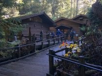 Muir Woods visitor center restrooms and ramp, 2019