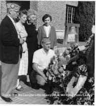 Memorial Day ceremonies at Mill Valley City Hall, 1960