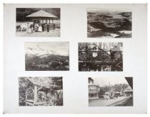 Six copies of black and white photographs of old Mill Valley