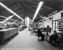 Library Card Catalog and Reading Area, 1967