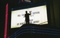 Marquee at the Smith Rafael Film Center, 2002